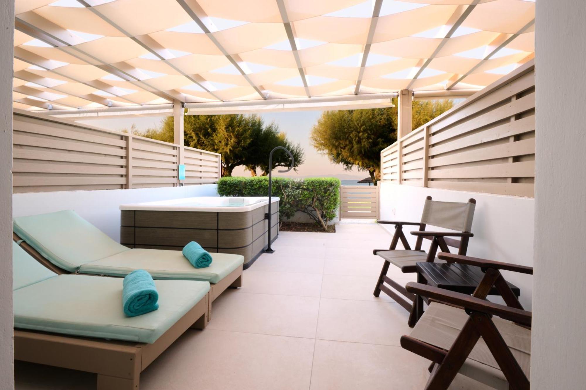 Oceanis Beach & Spa Resort Psalidi  Exterior foto