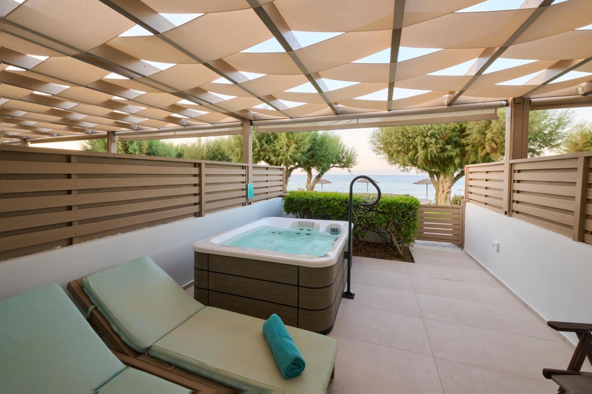 Oceanis Beach & Spa Resort Psalidi  Exterior foto